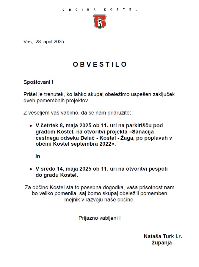 VABILO NA OTVORITEV